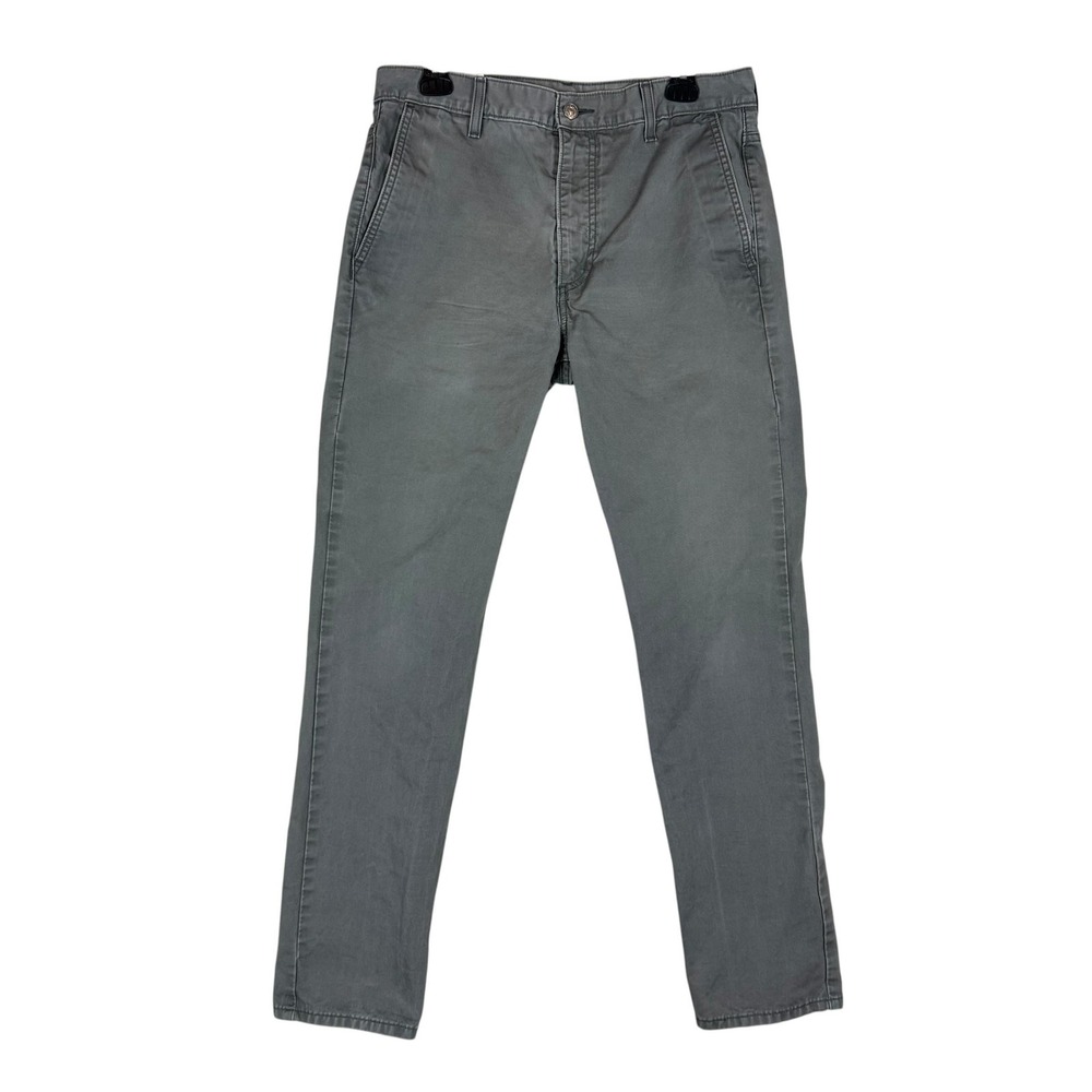 Levi's Chino Pants Mens 32x32 Gray Regular Fit Straight Cotton Casual Workwear